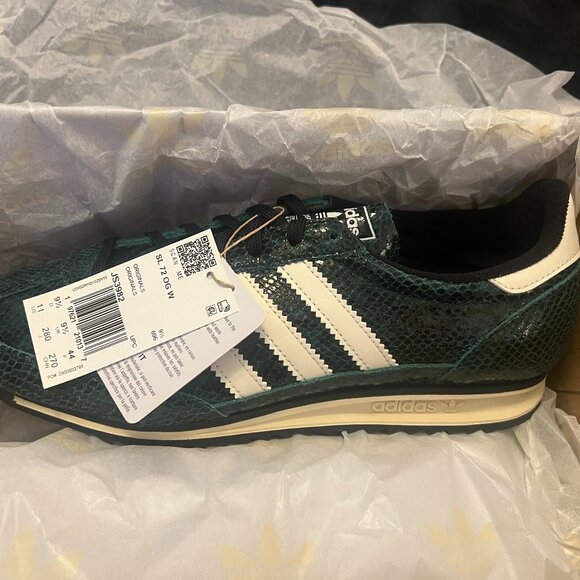 NIB RARE Adidas SL 72 OG Collegiate Green Snakeskin Sneakers 💚🐍💚 - Picture 14 of 14